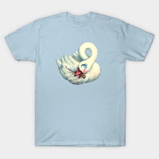 Swan with a Knife T-Shirt